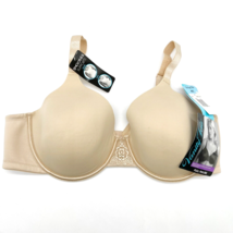 Vanity Fair Back Smoother Contour Bra Size 40C Full Figure Damask Neutral 76380 - £14.20 GBP