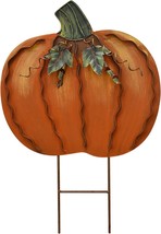 Pumpkin Garden Stake Metal Yard Sign Fall Decor, Decorative Décor Outdoo... - £19.10 GBP