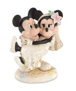 Lenox Disney Minnie&#39;s Dream Beach Wedding Figurine Cake Topper Mickey Mo... - $308.75