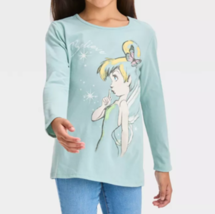 NEW Disney Girls&#39; Tinkerbell Believe Long Sleeve XL T-Shirt - £12.82 GBP