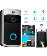 2 Way Wireless home Doorbell WiFi Video Door bell Talk Smart Security HD... - £44.70 GBP