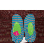 Xhilaration Blue &amp; Heather Gray Slippers Size Medium (7-8) NEW - $22.46 CAD