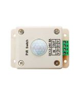 LED Light Alarm horn Motion Sensor Switch DC12V 24V 8A Infrared PIR Auto... - $286.93 MXN