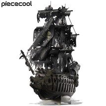 Piececool 3D Metal Puzzle The Flying Dutchman Model Building Kits Pirate Ship Ji - £39.67 GBP
