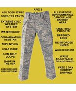 GORE-TEX PANTS ALL PURPOSE ENVIRONMENTAL CAMOUFLAGE ABU TIGER STRIPE LAR... - $55.88