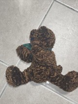 Gund Fuzzles Teddy Bear Green Bow Plush Stuffed Animal 6481 Designed by ... - $4.95