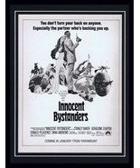 ORIGINAL Vintage 1972 Innocent Bystanders 11x14 Framed Advertisement D P... - £78.44 GBP