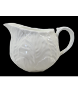 Wedgwood Countryware White Bone China Cabbage Leaf Creamer - $584.05 MXN