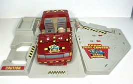 Crash Test Dummies Vintage Tyco Crash Center and Red Car Set For Parts 1991 - $44.54
