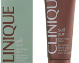 Clinique Self Sun Face Tinted Lotion Suntan 1.7 fl oz / 50 ml SEALED Ful... - $98.12