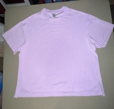 Members Mark Short Sleeve Luxe Tee Women’s  XL Light Lavender  - $10.89