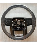 OEM black tan heated steering wheel for some 2019+ Sierra trucks. AT4 vu... - $242.07 CAD