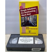 Simple Solutions for Bowhunting Black Bear VHS Ralph Cianciarulo Archers... - $15.87