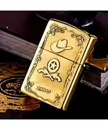 Rare 2024 Multi Sided Armor Polished Brass Sexy Hot Cowgirl Zippo Lighter - €49,03 EUR