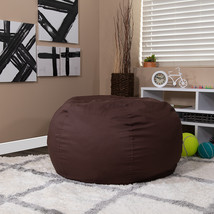 Brown Bean Bag Chair DG-BEAN-LARGE-SOLID-BRN-GG - £132.16 GBP