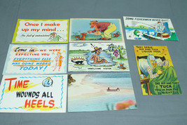 Lot of 8 Vintage Comedic Novelty Postcards #216 - £19.46 GBP