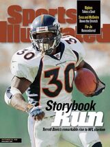 Sports Illustrated Magazine Poster Print Art NFL MLB NCAA 12x8in Metal S... - $24.74