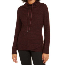 Ideology Womens Cowl Neck Tulip Hem Top Size Small Color Port Royale Heather - £38.72 GBP