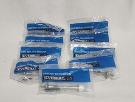 Pack of 9 New - Everbilt Light Duty Solid Doorstop - Satin Nickel - 206680 - £6.83 GBP