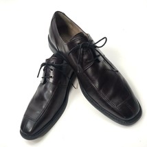 Florsheim Men&#39;s Dark Brown Leather Oxford Dress Shoe Tie Size 9.5 D  - £29.55 GBP
