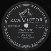 Eddy Arnold 78 Eddy&#39;s Song / Condemned Without Trial E- SH1C - £5.40 GBP