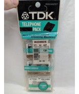 TDK Telephone Pack D-MC5 D-MC60 MCL-11 Microcassettes - $13.86