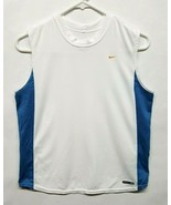 Vtg Nike Fit USA Made Sleeveless Running Track Top Jersey Singlet Sz S S... - £17.14 GBP