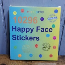 Youngever 10296 pcs Happy Smile Face Stickers, 12 Colors, Incentive Stickers for - £11.21 GBP