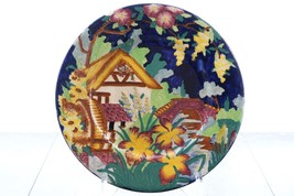 c1920&#39;s Japonesque Maling English Majolica Tubelined Wall plate - $133.65