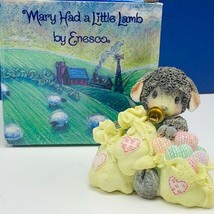 Enesco Mary had Little Lamb figurine nib box 159735 Three 3 bags full of love 1 - £13.93 GBP