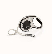 Flexi Comfort Retractable Tape Dog Leash Grey 16 Ft, Small - £42.68 GBP