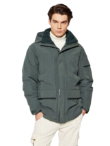 Selected Homme 2XL Coat Parka Green Removable Hood Ski Winter New $365 - £90.71 GBP