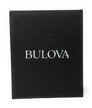 Bulova Watch Box Black  Men&#39;s &amp; Women&#39;s Display Storage Case 4x5x3 - $14.85