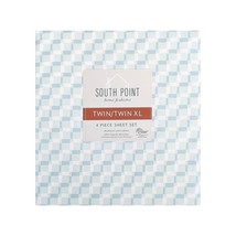 South Point Home Fashions 4-Piece Printed Sheet Set - Full/Twin| 17&quot;&quot; Ex... - £17.83 GBP+