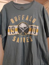Buffalo Sabres NHL Short Sleeve T Shirt - Adult Size XL - Blue - $10.00