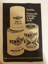 1967 Pennzoil Motor Oil Vintage Print Ad Advertisement pa21 - $7.91