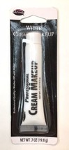 Fun World Professional WHITE Cream Makeup Tube .7 oz Halloween Cosplay Theatre - £5.23 GBP