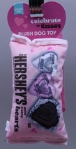 Hershey&#39;s Kisses Themed Bag of Hearts Squeaker Crinkle Dog Toy - £15.41 GBP