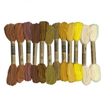 Valdani Alpine Seasons Thread Size 8 2ply Wool 12 Skein Sampler - £38.40 GBP