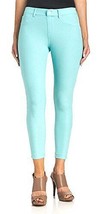 HUE Womens The Original Jeans Solid Legging Color Blue Size Small - £34.45 GBP
