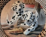 Knowles ~ Dalmatians Ceramic Plate No. 14833 ~ Lynn Kate ~ &quot;We&#39;ve Been S... - £20.60 GBP