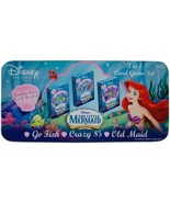 LITTLE MERMAID Special Edition CARD GAME SET Crazy 8s Go Fish Old Maid 2... - £31.31 GBP