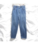 Vintage Denver Jeans Women 27x28 Blue with Red Pin Stripes Straight Dist... - $37.39