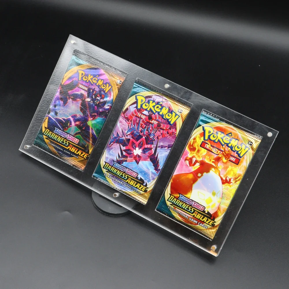 1/2/3/4/5 Slot Pokemon Case Card Packs Holder Display Collection Game Cards - £14.25 GBP+