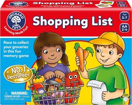 Moose Games Shopping List Race to Collect Your Groceries in This Fun Mem... - £18.74 GBP