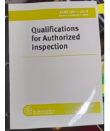 QUALIFICATIONS FOR AUTHORIZED INSPECTION ASME QAI-1-1-2018 - $1,008.92 MXN