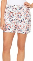 Gloria Vanderbilt City Short With Rolled Cuff Size 12 (LOC TUB -34) - £27.68 GBP