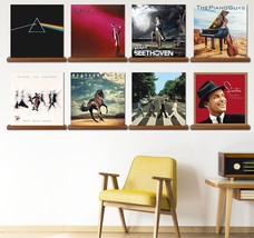 Eight Record Shelves: Vinyl Shelf, Records Display, Record Frame Ledge, Lp, Etc. - $56.97