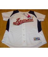 WOMEN&#39;S JAPAN WORLD BASEBALL CLASSIC STITCHED JERSEY LARGE NEW - $54.16 CAD