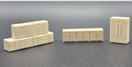 1:64 Diecast 3D printed diorama items 4 pieces of furniture Bone - $5.25